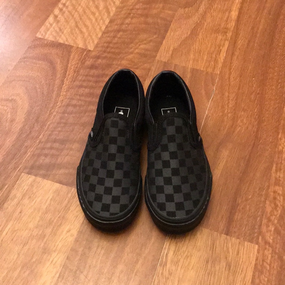 Kids Vans Slip-on Checkered Shoes